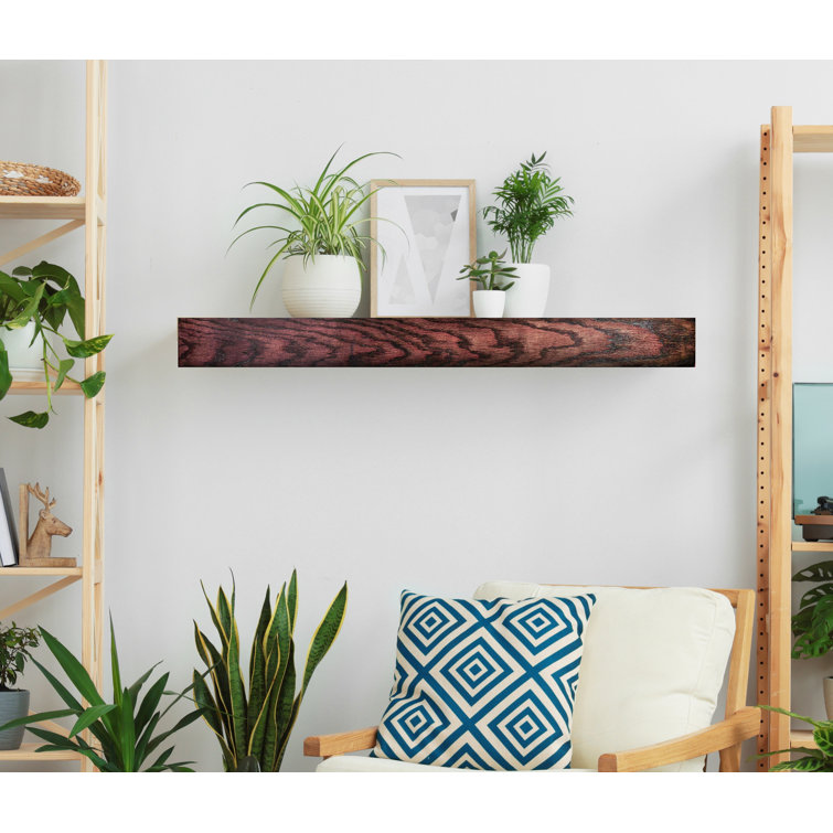 Loon Peak® Fidelio Oak Solid Wood Floating Shelf Wayfair